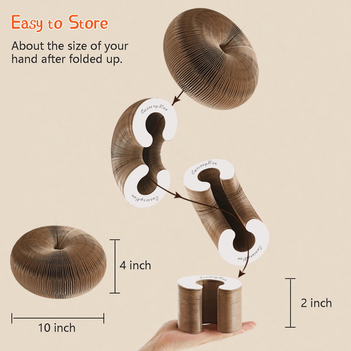 TAILTROPOLIS Magic Organ Cat Scratching Toy